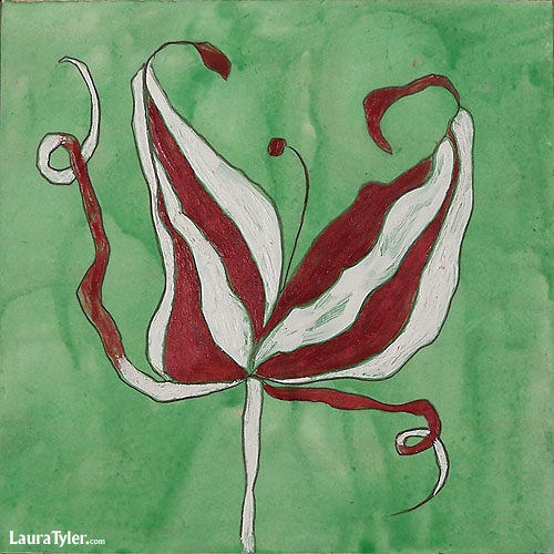 Laura Tyler Painting of Tulip