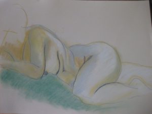 Carla Sanders nude drawing