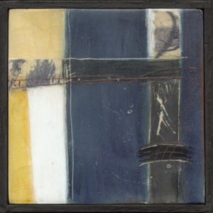 Sally Tuttle, Winterish Series-2, 2007. Encaustic and dry pigment on board, 6 x 6 inches. ©The Artist.