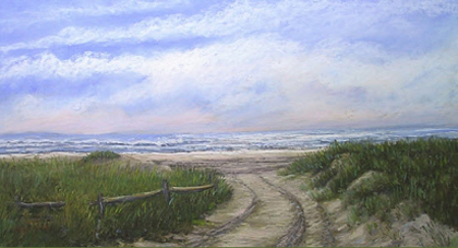 Sandy Askey Adams, Serenity at the Beach. Pastel