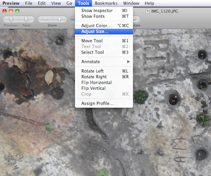 Use Preview to Resize Images on a Mac