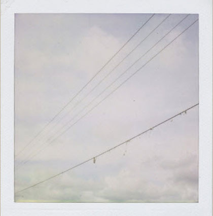 Erin Curry, Powerlines 06.28.09. Polaroid.