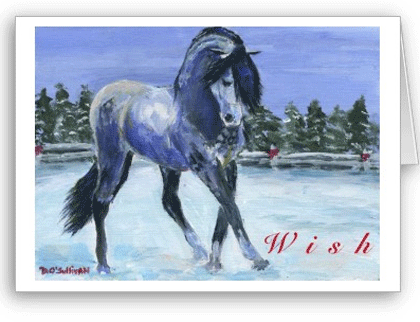 Deborah Bollman O'Sullivan shares her holiday greeting card Wish. ©The Artist