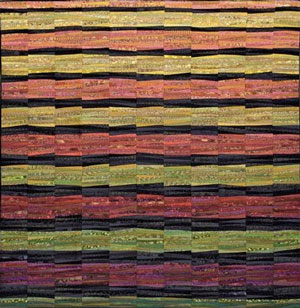 Ann Brauer, Out of the Earth. Art quilt.