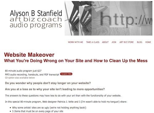 Website Makeover Landing Page