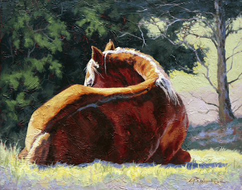 Lanie Frick, Horse painting