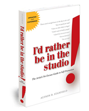 I'd Rather Be in the Studio self-promotion book for artists