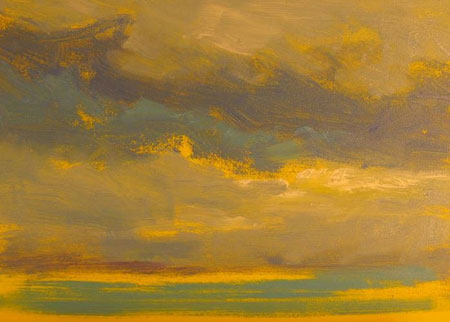 Jaime Howard, June 13 (from The Sunrise Project). Oil on panel.