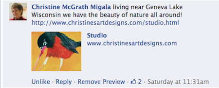 Christine McGrath Migala on Facebook