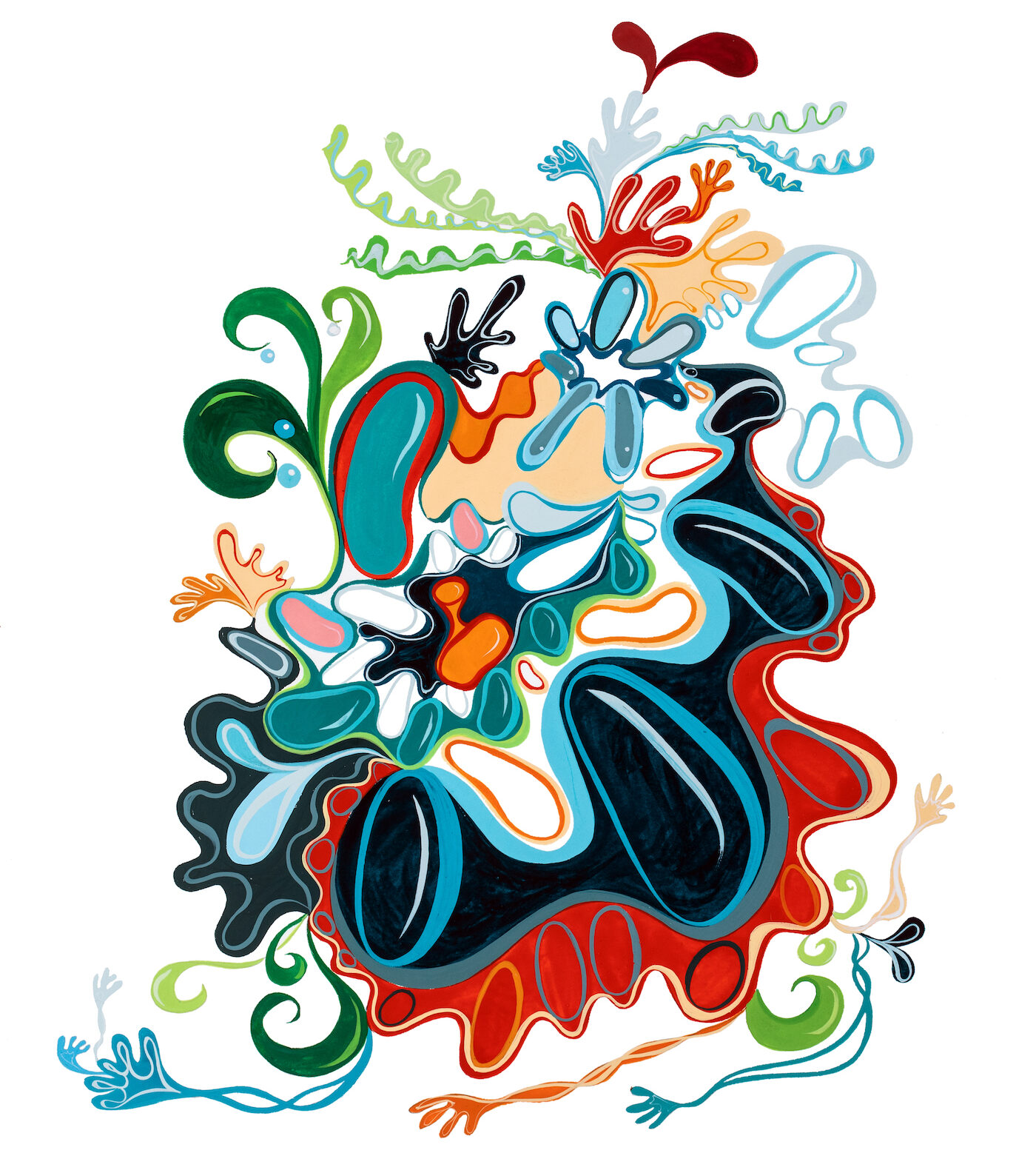 Cynthia Mosser gouache painting