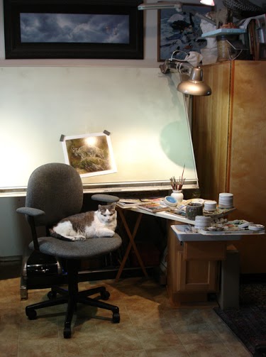 Rebecca Latham's studio