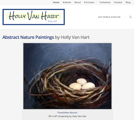 Holly Van Hart’s new home page