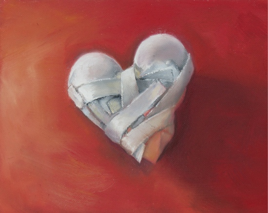 ©Andie Freeman, Fragile Heart. Oil on canvas, 8 x 10 inches. Private collection. Used with permission.