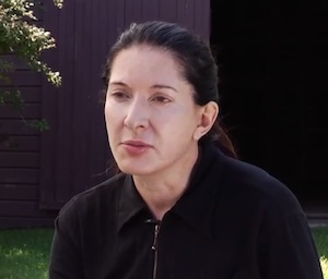 Marina Abramovic from MoMA video