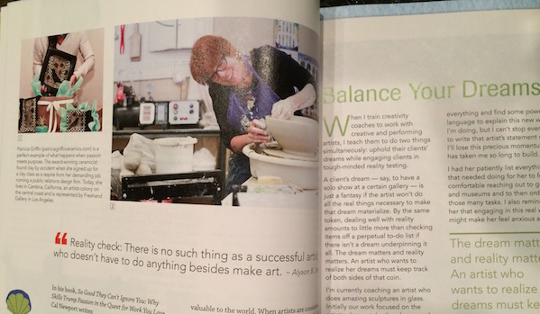 Patricia Griffin featured in Professional Artist magazine.