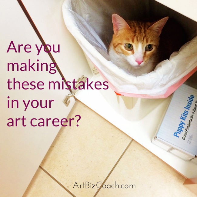 Are you making these mistakes in your art career?