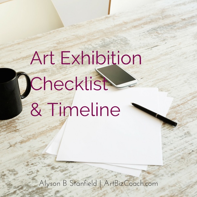 exhibition checklist