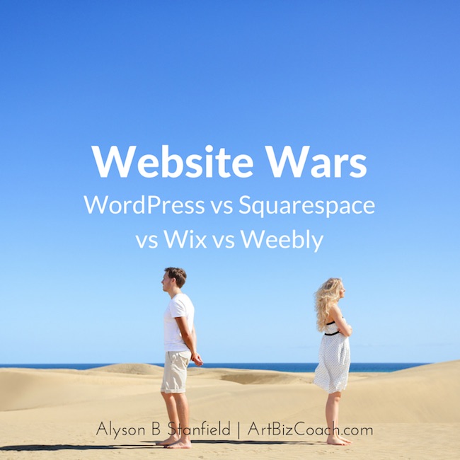 Website Wars: Choosing between WordPress, Wix, Weebly, and Squarespace
