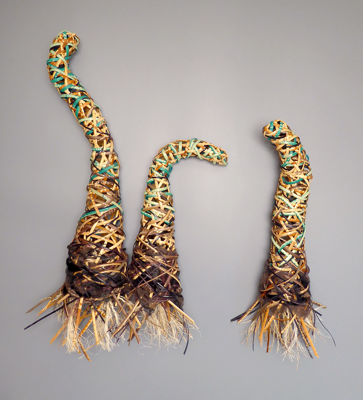 Linda Tapscott woven sculptures