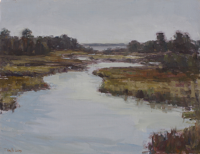 Theresa Grillo Laird painting of river bayou