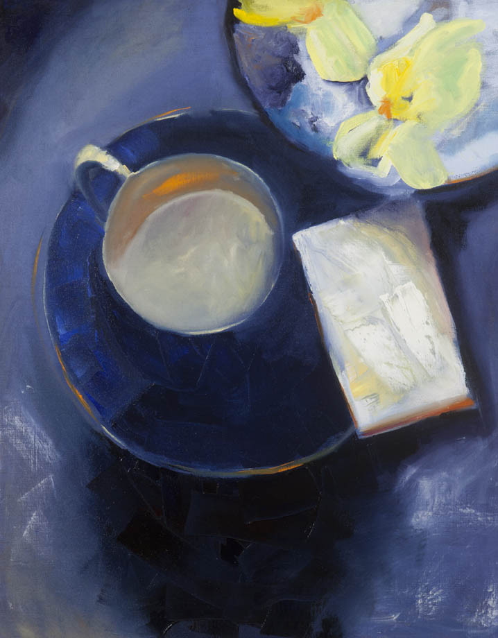 Ruth-Anne Siegel painting of coffee cup