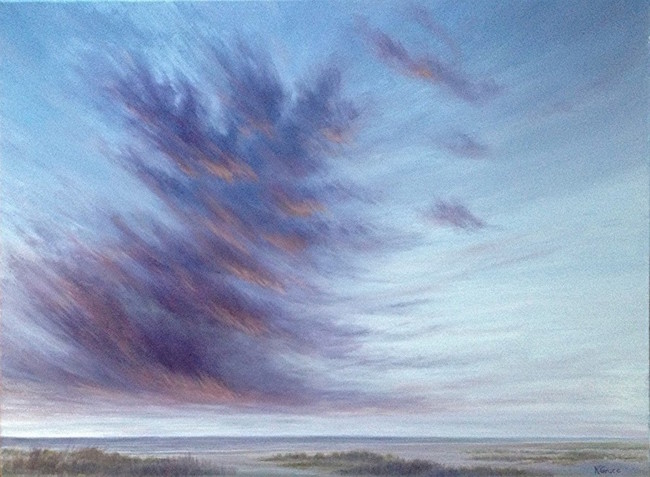©Kathleen Bennett, Plum Island Radiance. Oil on canvas, 18 x 24 inches. Used with permission. 