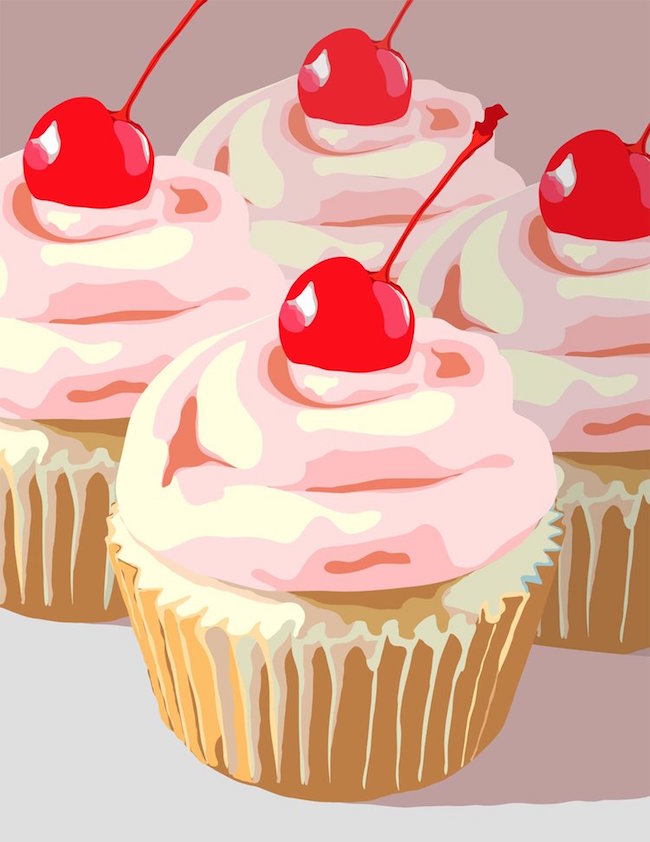 ©Michael Trinsey, Cherry Cupcake. Digital image. Used with permission.