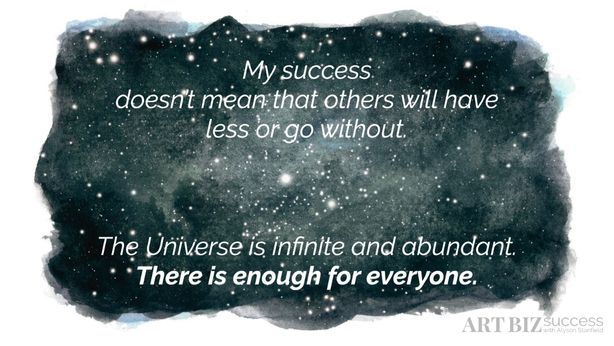 Affirmation: The universe is infinite and abundant.
