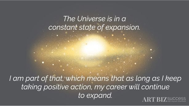 Affirmation: the universe is in a constant state of expansion.