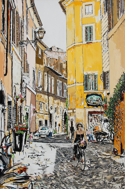 Painting of Rome by Brooke Harker