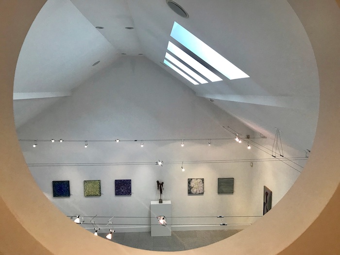 Rockland, Maine Gallery upstairs porthole and skylights