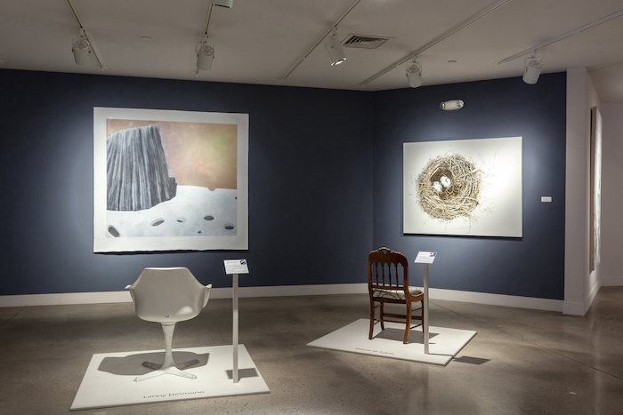 exhibition inSITu of artist chairs from studio Arvada Center | on Art Biz Success