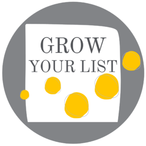 Grow Your List - on demand learning program for artists
