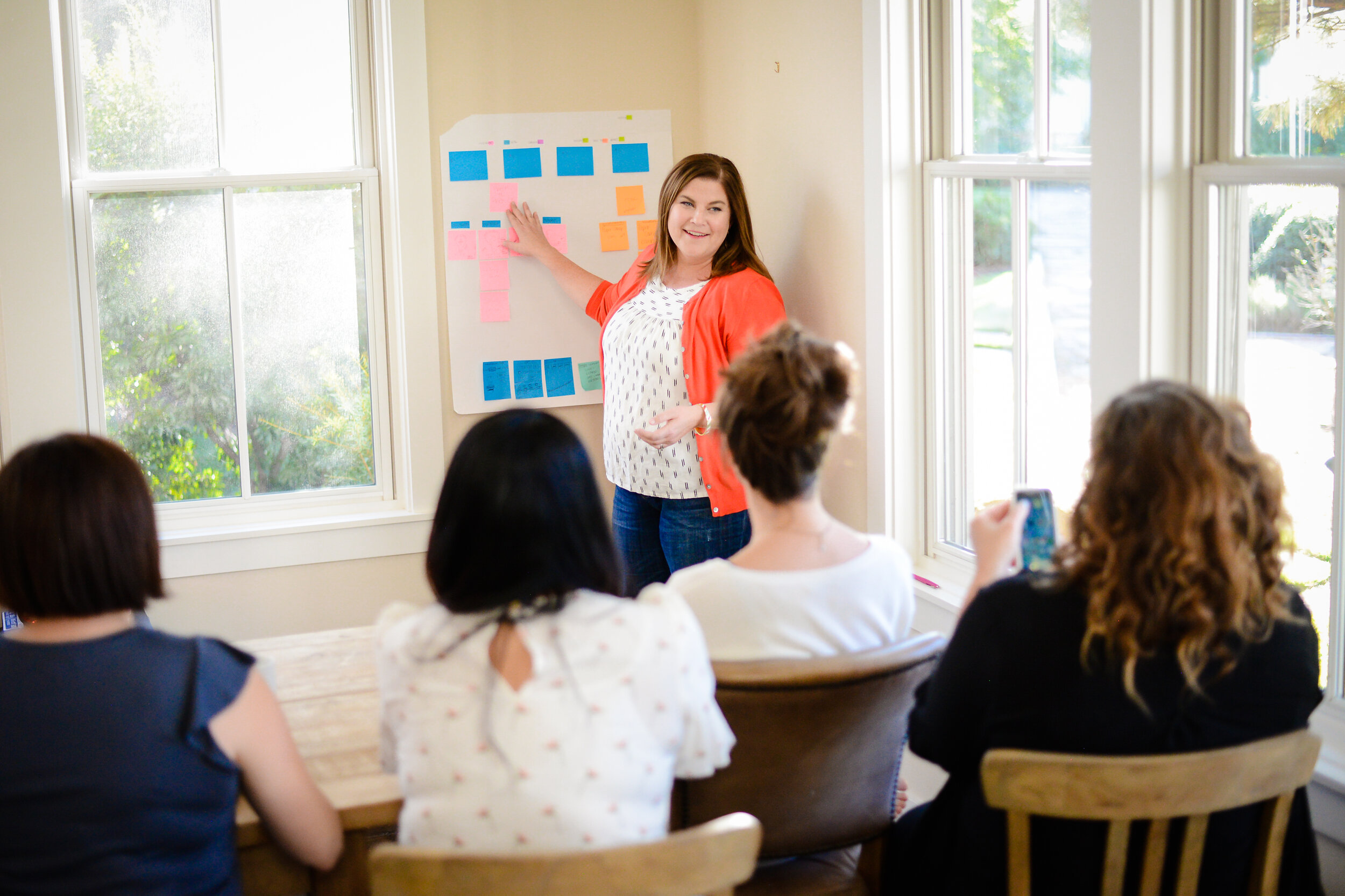 Katie Hunt teaching