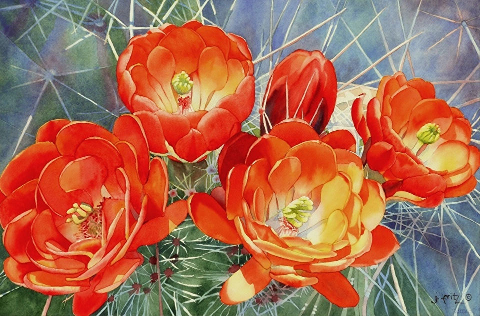 Watercolor painting by Jane Fritz