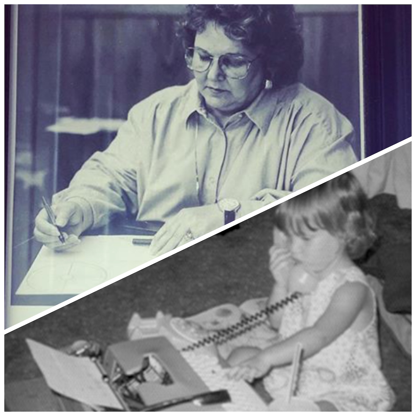Bonnie Gillespie with mother Charlsie