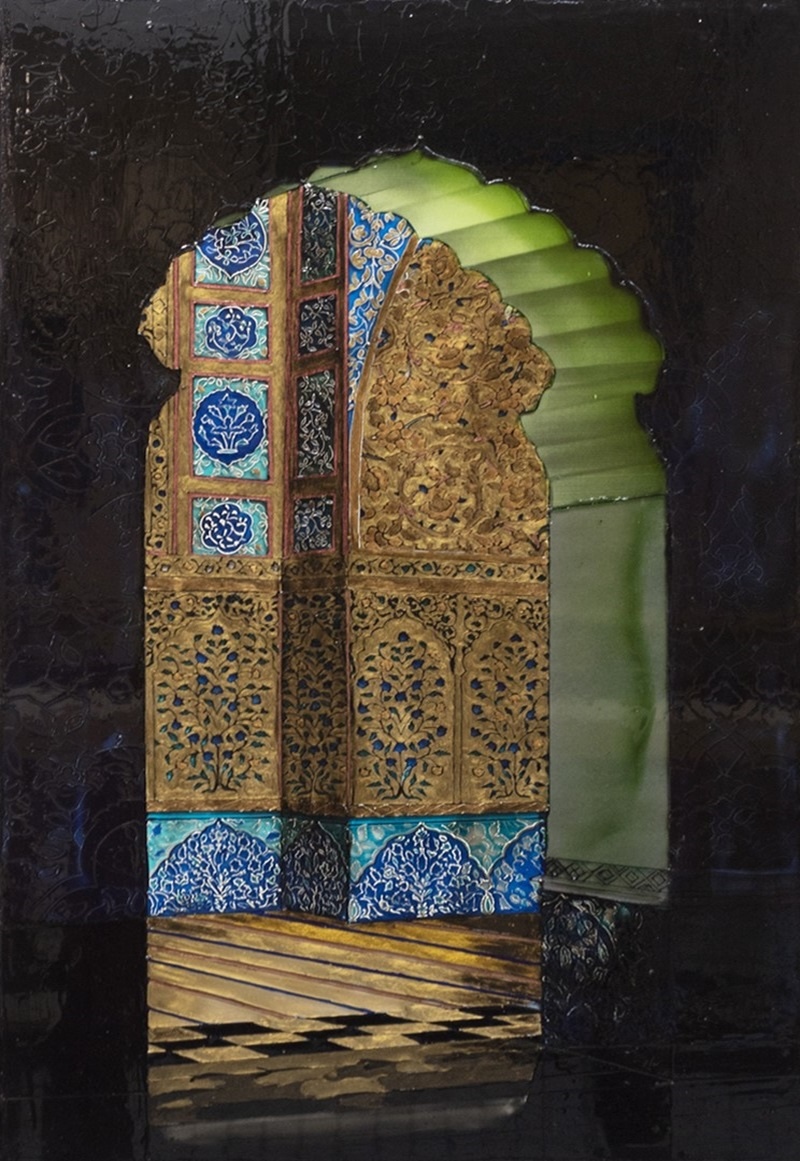 Samra Bashir glass painting