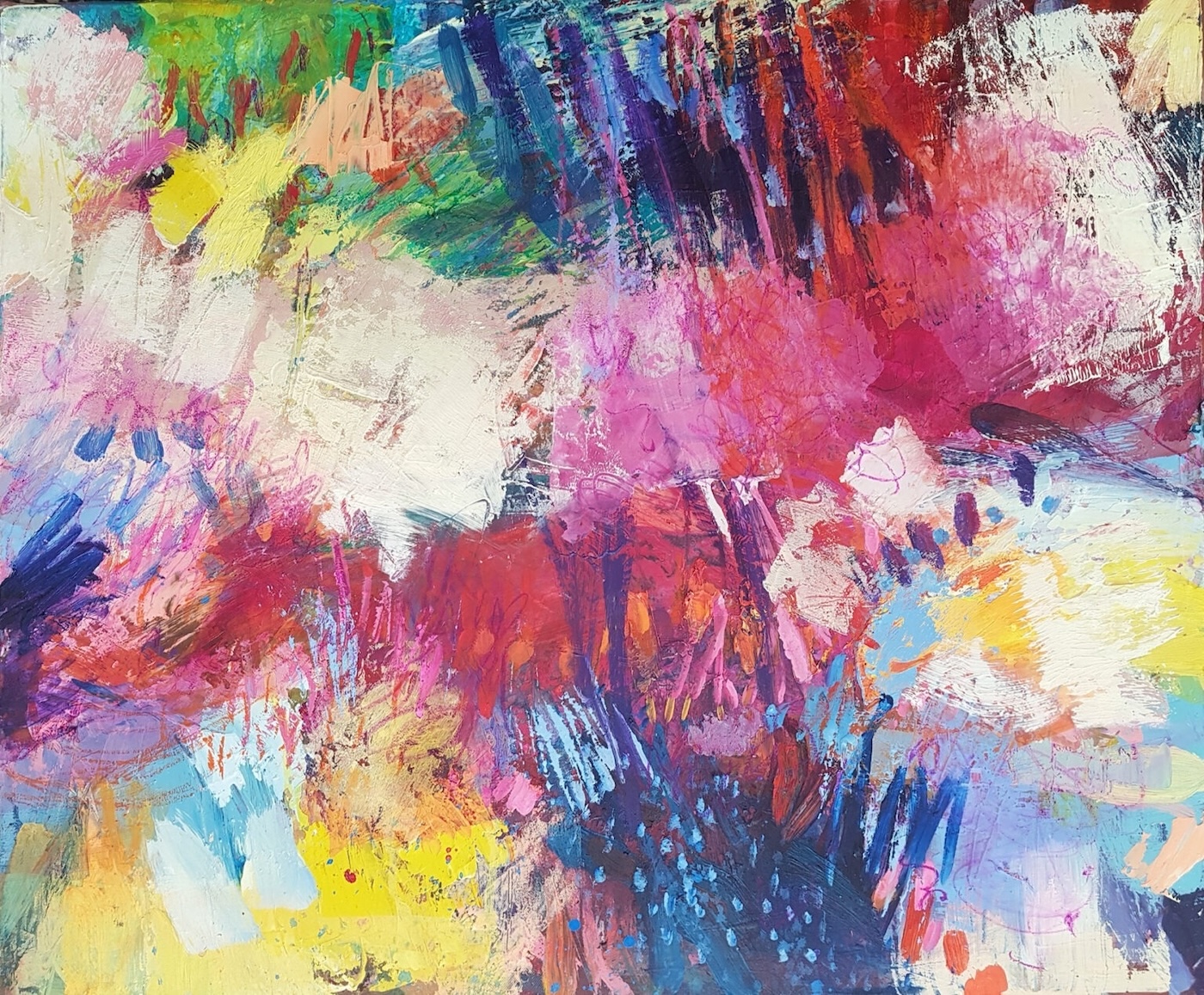 Leonie Brown oil and wax painting