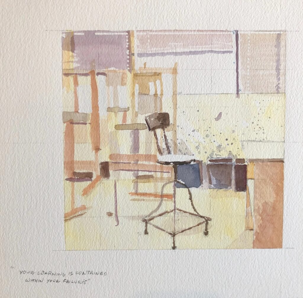 Richard Rumble watercolor painting