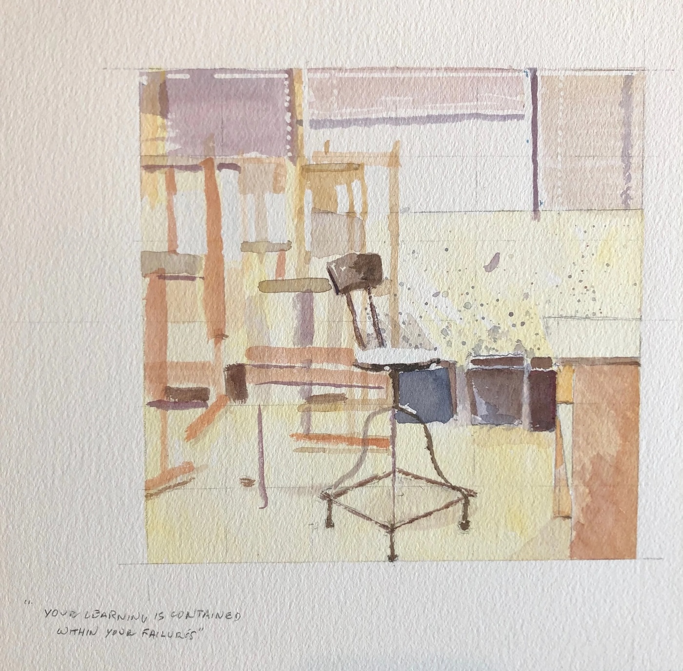 Richard Rumble watercolor painting