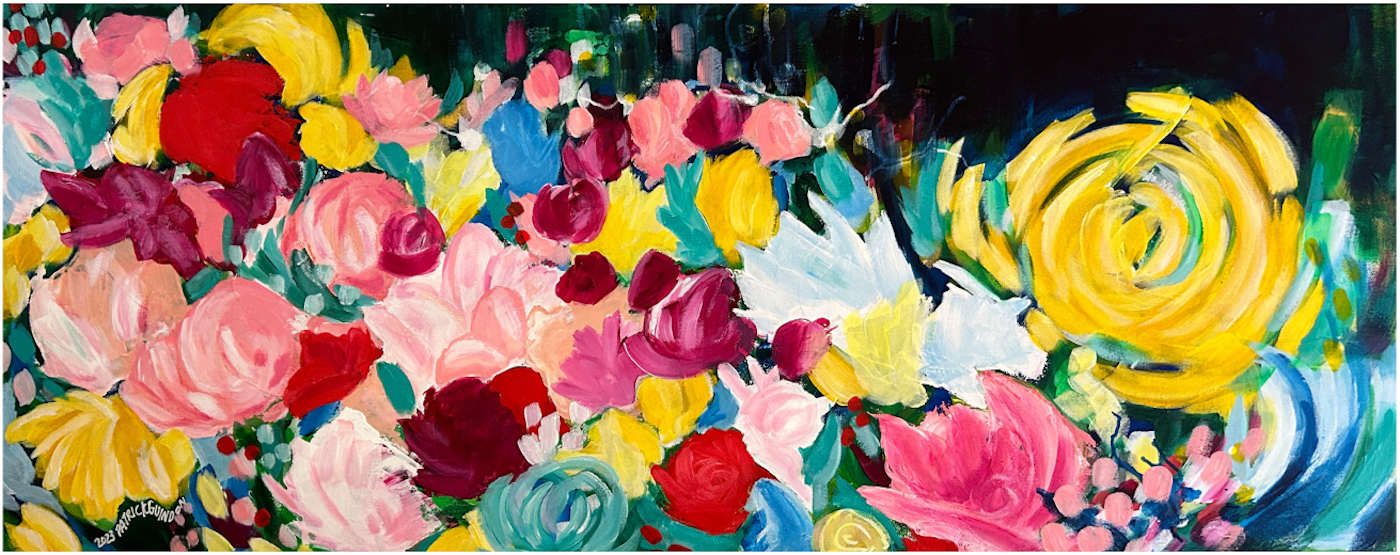 Patrick Guindon acrylic painting