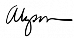 Alyson's signature